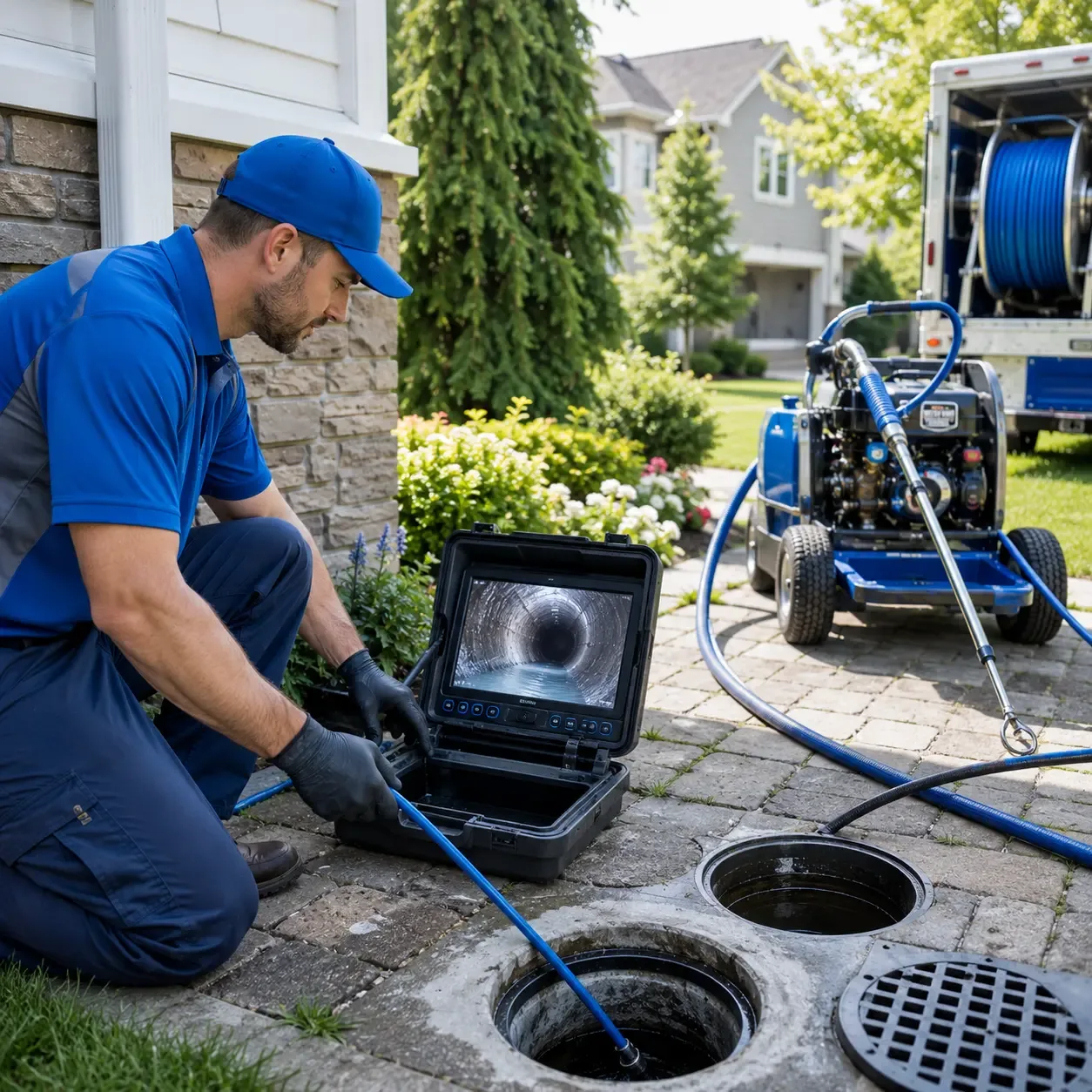 Outdoor drain cleaning professionals serving Ringgold, TX